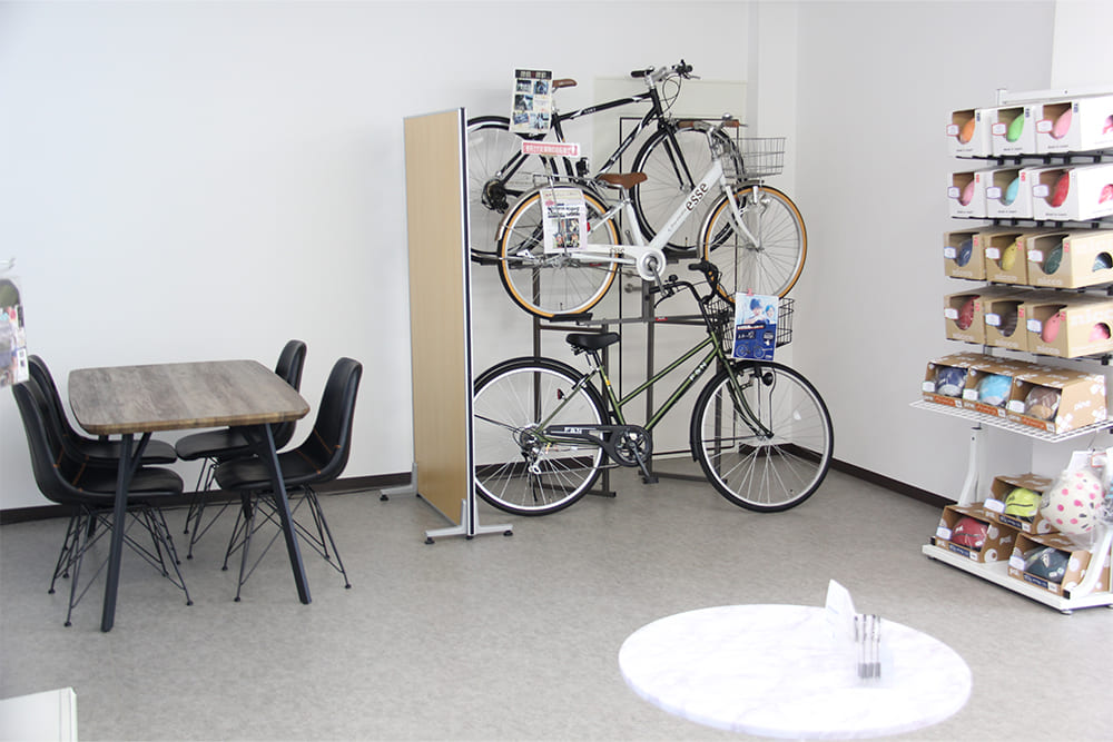 大阪府堺市のサイクルショップ自転車BOX美原店の店内