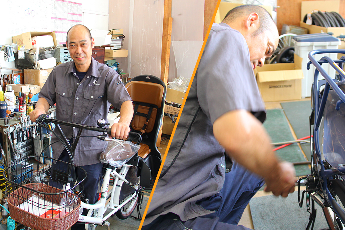 大阪府堺市のサイクルショップ自転車BOX美原店の店長